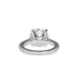 Opalescent Prong Diamond Engagement Ring White gold