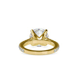 Opalescent Prong Diamond Engagement Ring Yellow gold