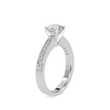 Pretty Venus Diamond Prong Ring Platinum