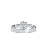 Morning Star Diamond Engagement Ring Platinum