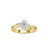 Natlie Diamond Engagement Ring Yellow gold