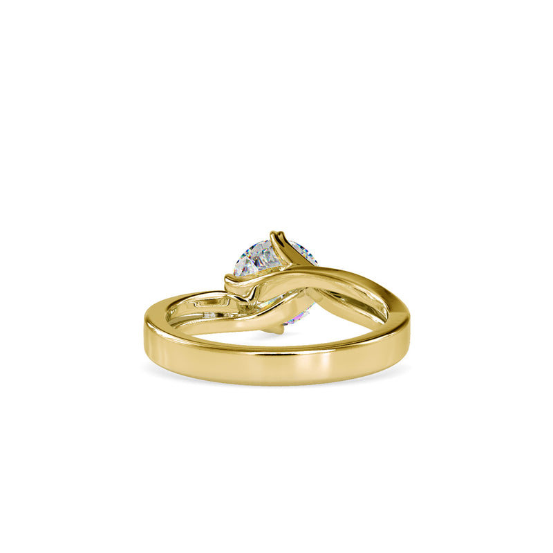 Natlie Diamond Engagement Ring Yellow gold