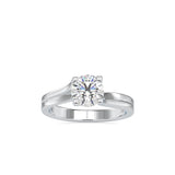 Attraction Solitaire Diamond Ring White gold