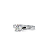 Attraction Solitaire Diamond Ring White gold