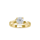 Attraction Solitaire Diamond Ring Yellow gold