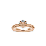 Spiritual Bond Diamond Engagement Ring Rose gold