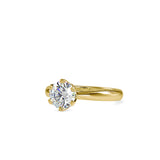 Marheart Prong Diamond Ring Yellow gold