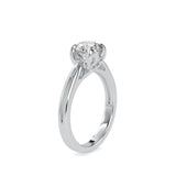 Love Centre Diamond Engagement Ring White gold