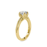 Love Centre Diamond Engagement Ring Yellow gold