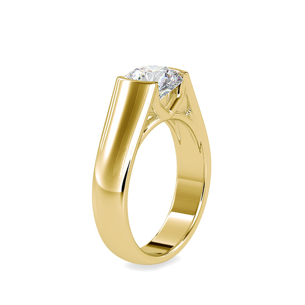 Passionate Diamond Love Ring Yellow gold