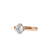 Cupid Diamond Engagement Ring Rose gold