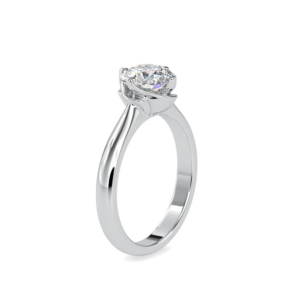 Cupid Diamond Engagement Ring Platinum