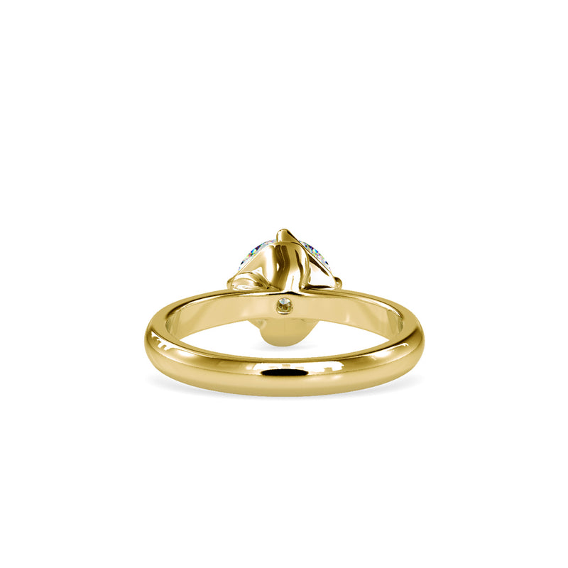 Cupid Diamond Engagement Ring Yellow gold