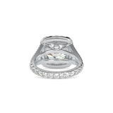 Beauty with Beast Diamond Ring White gold