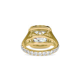 Beauty with Beast Diamond Ring Yellow gold