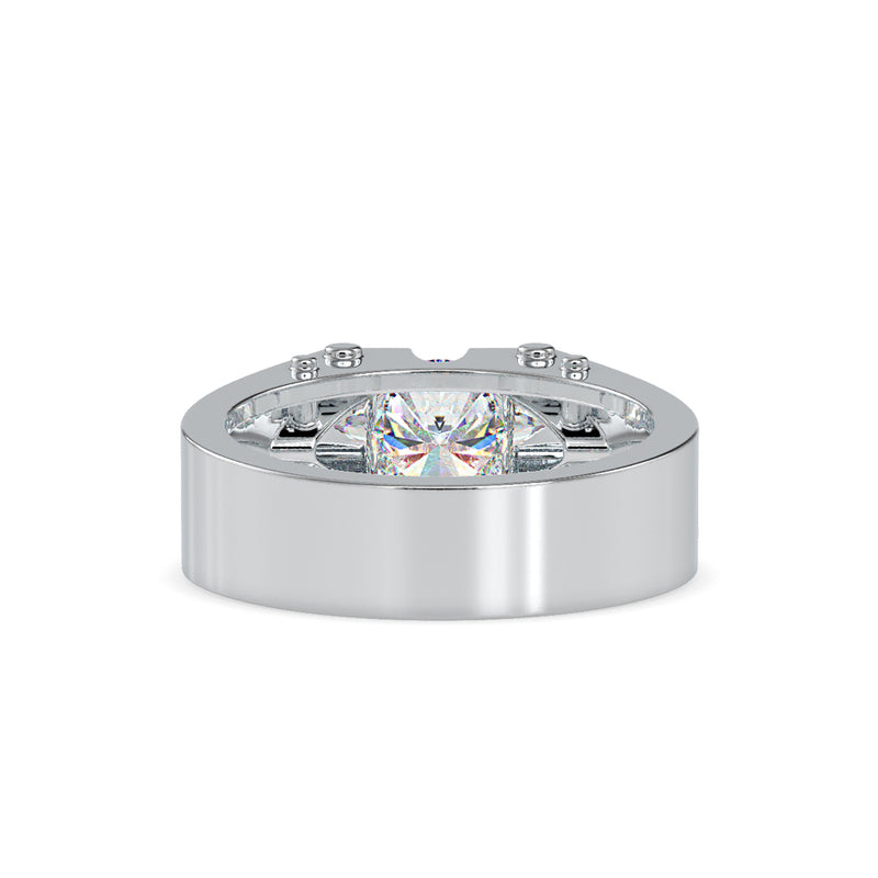 Round Brilliant Cut Solitaire Diamond Engagement Ring Platinum