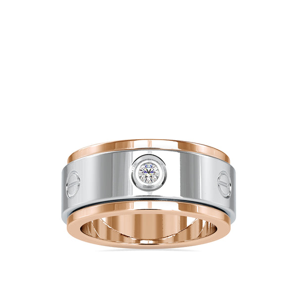 Classic Round Diamond Engagement Ring Rose gold