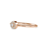 Merida Ariel Diamond Stone Ring Rose gold