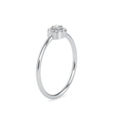 Merida Ariel Diamond Stone Ring White gold