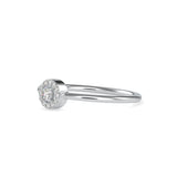 Merida Ariel Diamond Stone Ring White gold