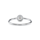 Merida Ariel Diamond Stone Ring White gold