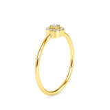 Merida Ariel Diamond Stone Ring Yellow gold