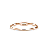 Josefina Diamond Stone Delicate Ring Rose gold