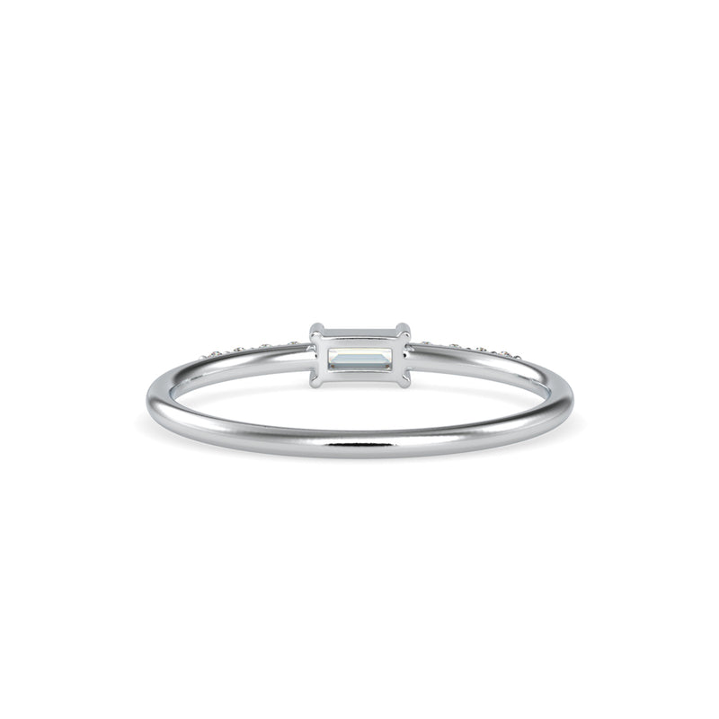 Josefina Diamond Stone Delicate Ring Platinum