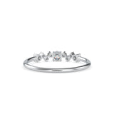 Celeste Round Stone Diamond Ring White gold