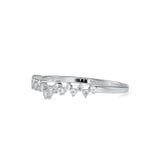 Eclipsed Delicate Diamond Ring White gold