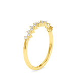 Eclipsed Delicate Diamond Ring Yellow gold