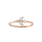 Marquise Harmony Diamond Ring Rose gold