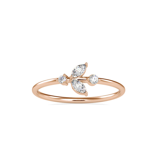 Marquise Harmony Diamond Ring Rose gold