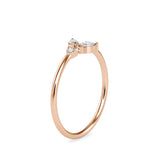 Marquise Harmony Diamond Ring Rose gold