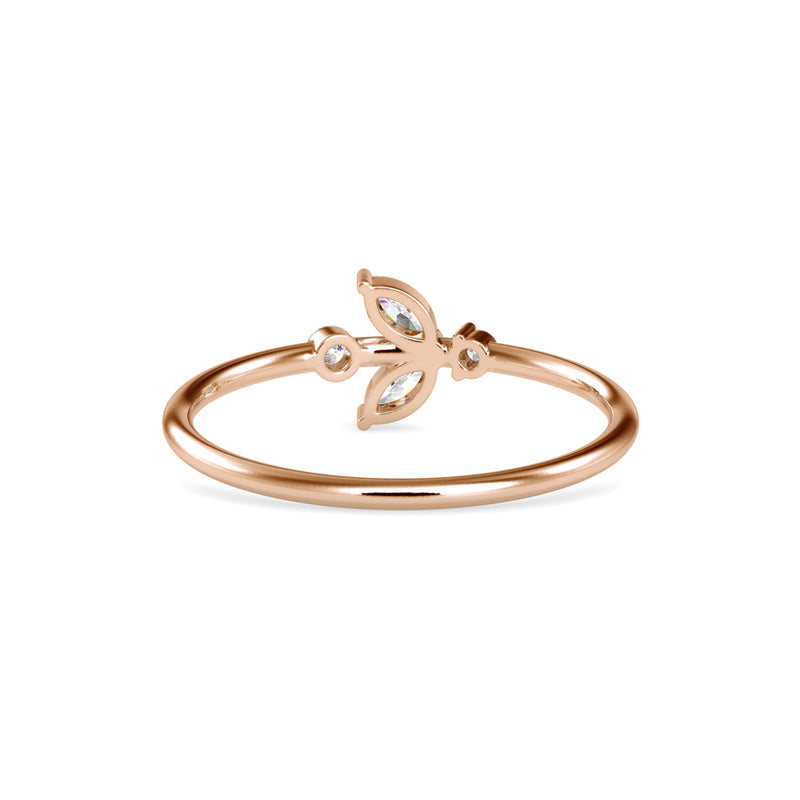 Marquise Harmony Diamond Ring Rose gold