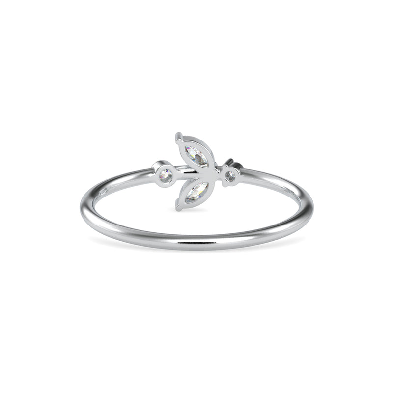 Marquise Harmony Diamond Ring White gold