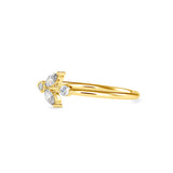 Marquise Harmony Diamond Ring Yellow gold