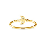 Marquise Harmony Diamond Ring Yellow gold