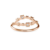 Haniwa Delicate Diamond Ring Rose gold