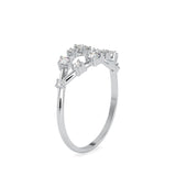 Haniwa Delicate Diamond Ring White gold