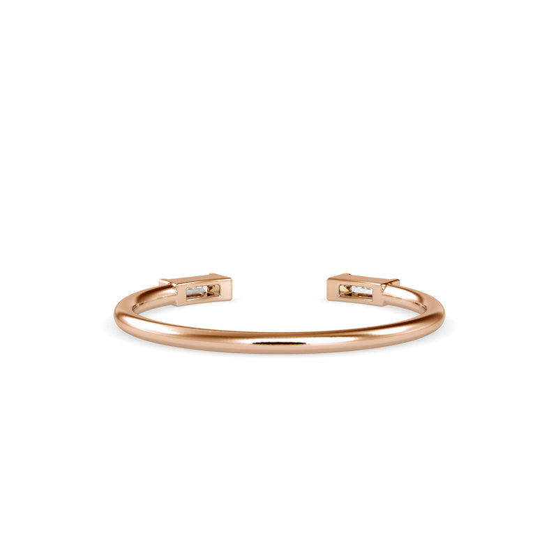 Renfri Baguette Diamond Ring Rose gold