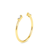 Renfri Baguette Diamond Ring Yellow gold