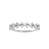 Flora Marquise Stone Diamond Ring White gold