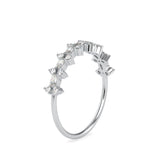 Flora Marquise Stone Diamond Ring White gold