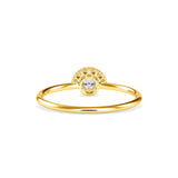 Orotund Delicate Diamond Stone Ring Yellow gold