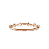 Rory Round Diamond Stone Ring Rose gold