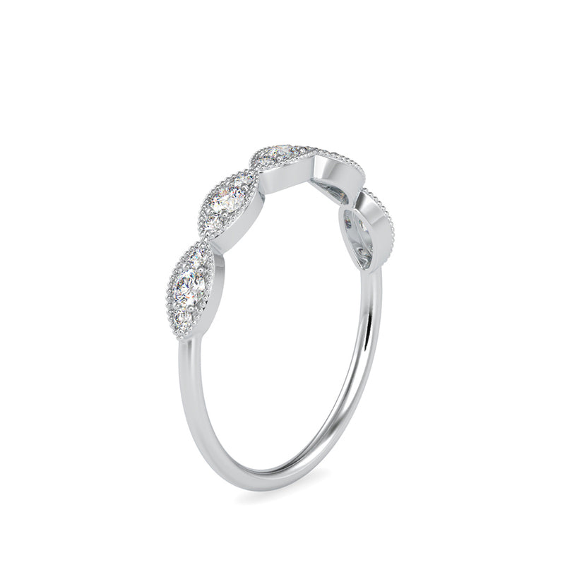 Ammendail Delicate Diamond Ring White gold