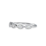 Ammendail Delicate Diamond Ring Platinum