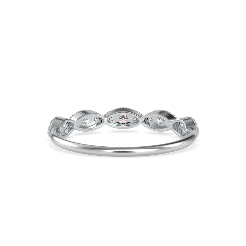 Ammendail Delicate Diamond Ring Platinum