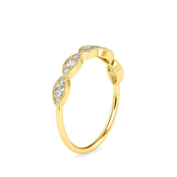 Ammendail Delicate Diamond Ring Yellow gold